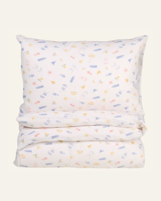 Påslakanset i bäckebölja multi - 150x210 cm multi - 1