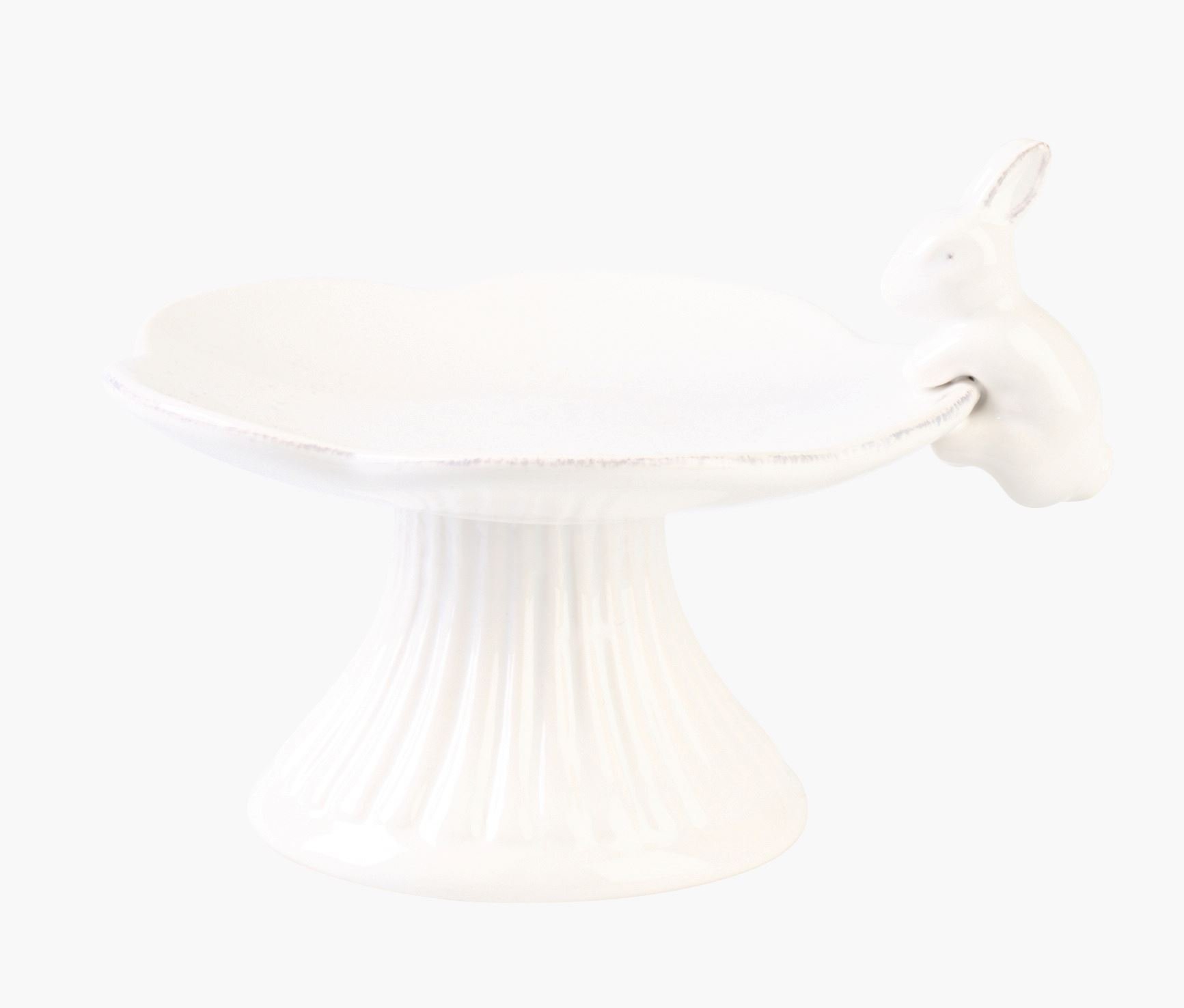 Tårtfat vit - 15,3x13x11 cm vit - 1