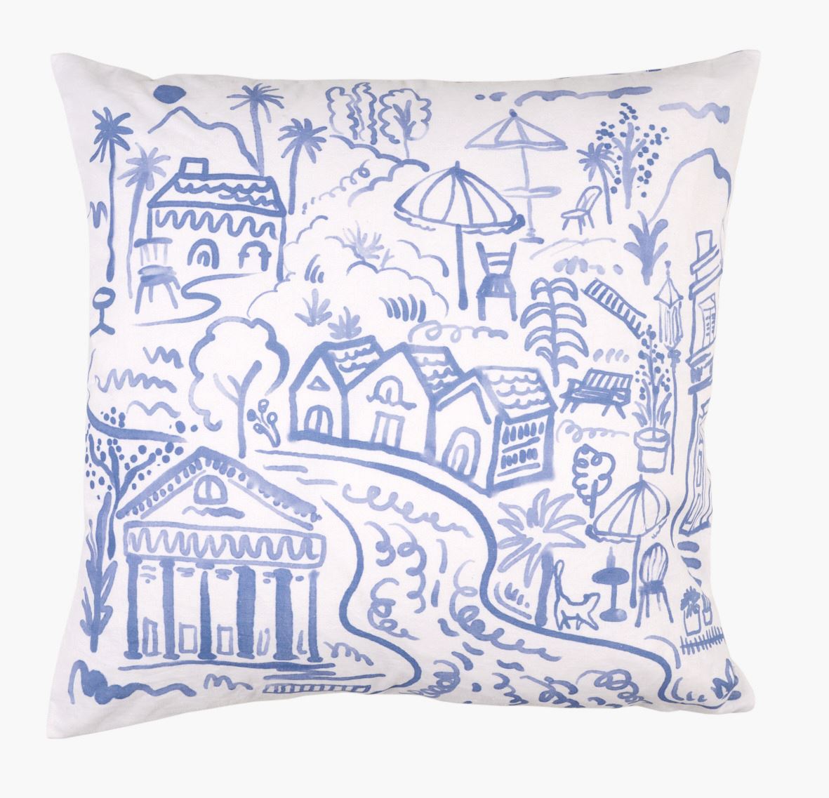 Kuddfodral multi/blå - 50x50 cm multi/blå - 1