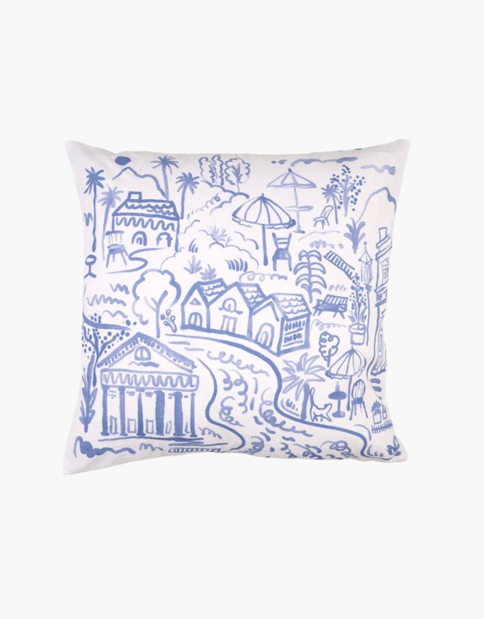 Kuddfodral multi/blå - 50x50 cm multi/blå - 1