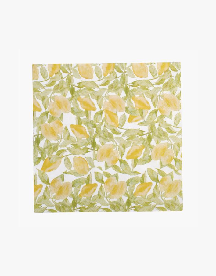 Pappersservetter multi/gul - 33x33 cm multi/gul - 1