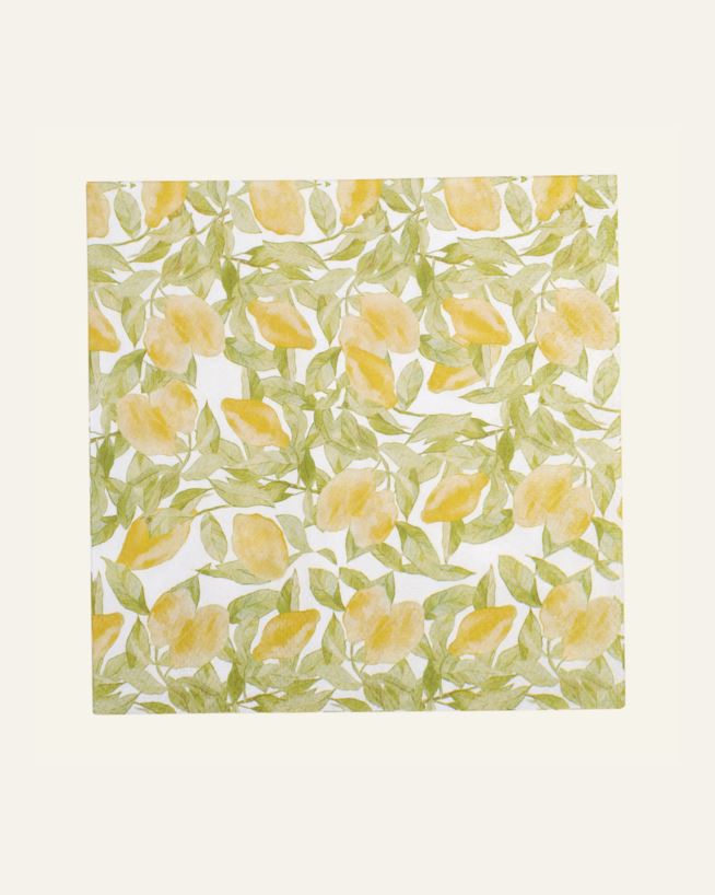 Pappersservetter multi/gul - 33x33 cm multi/gul - 1