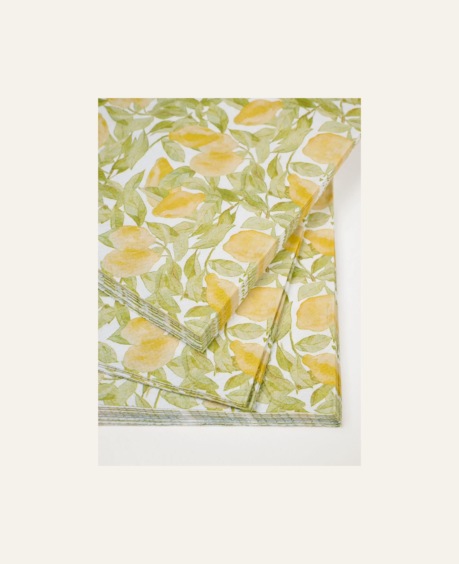 Pappersservetter multi/gul - 2