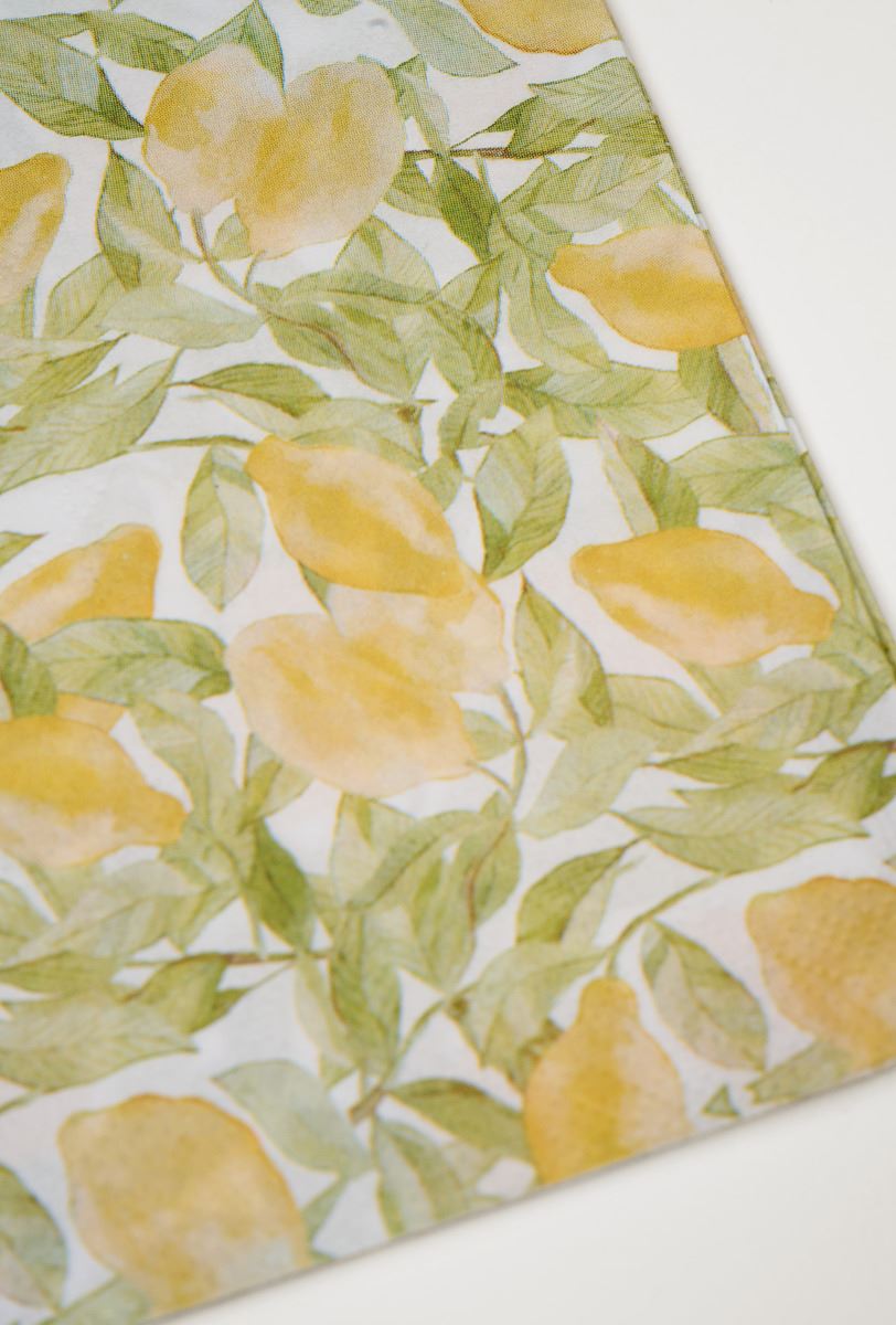 Pappersservetter multi/gul - 2