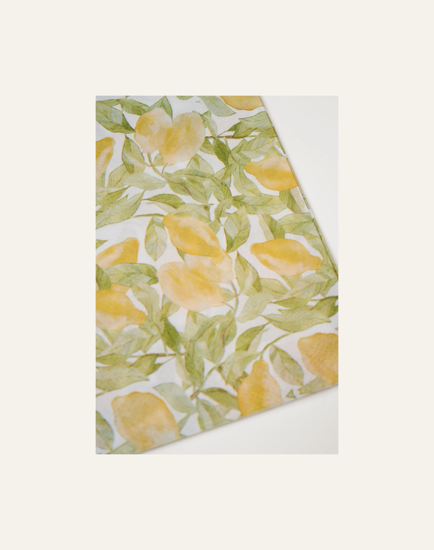 Pappersservetter multi/gul - 2