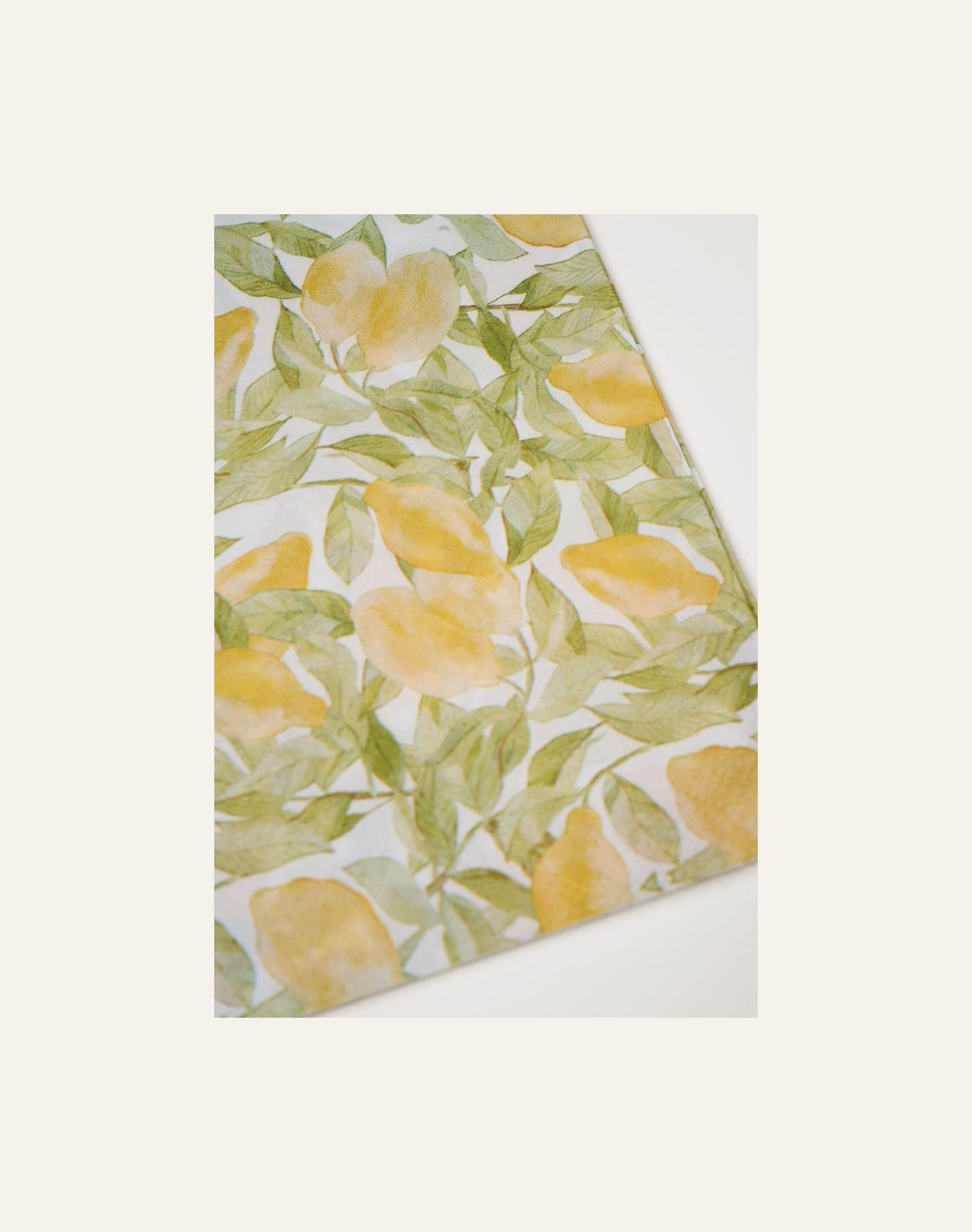 Pappersservetter multi/gul - 2