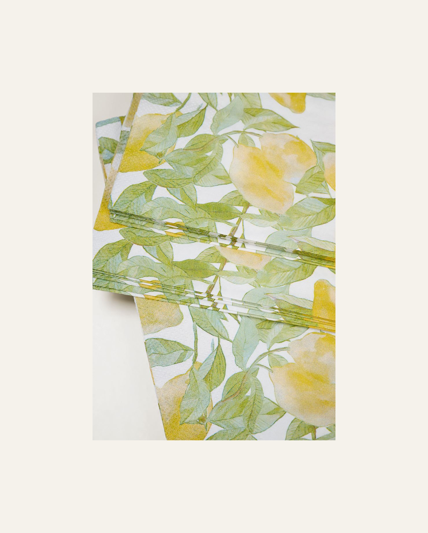 Middagsservetter multi/gul - 2