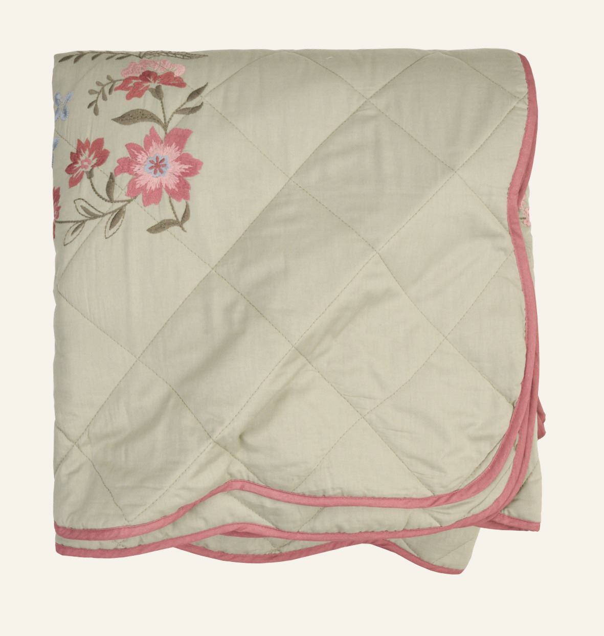 Överkast multi/grön - 180x180 cm multi/grön - 1