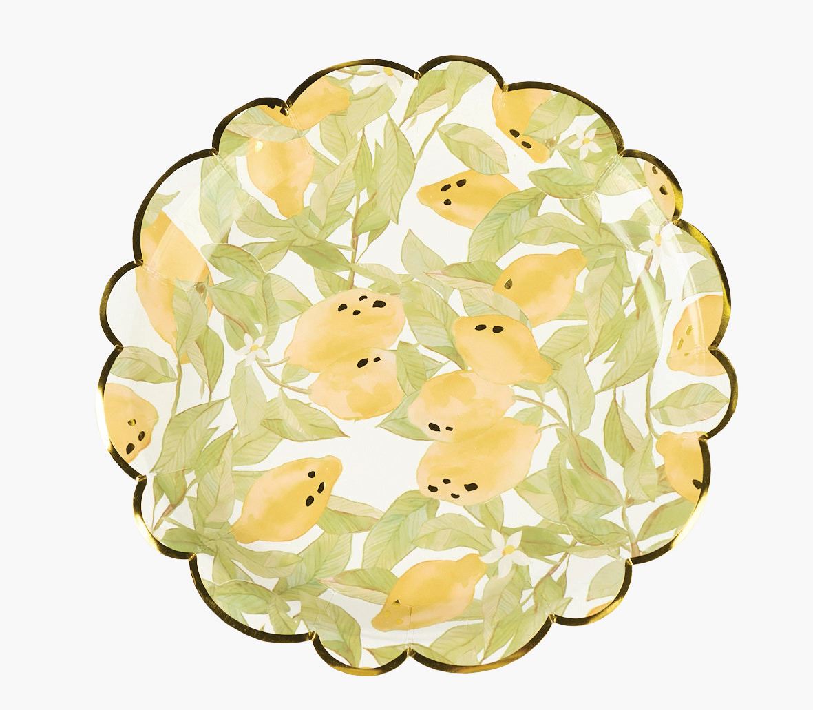 Papperstallrik 8pk multi/gul - ø22,5 cm multi/gul - 1