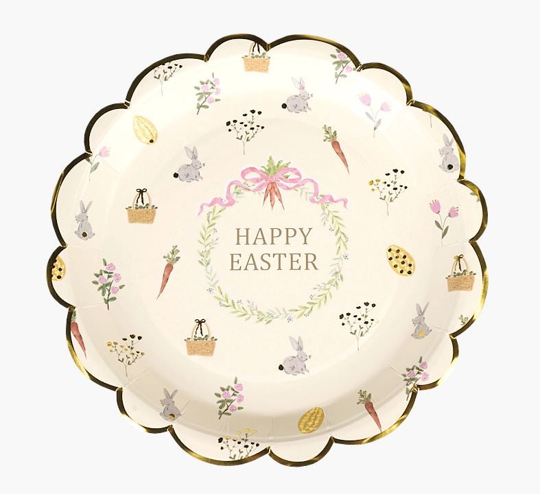 Papperstallrik 8pk multi - ø22,5 cm multi - 1