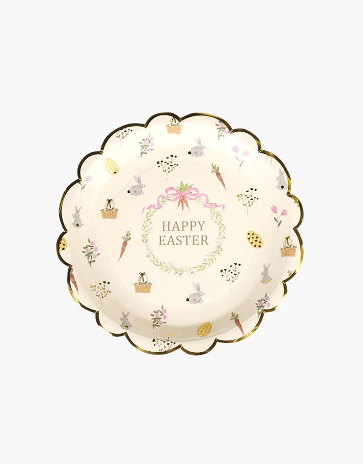 Papperstallrik 8pk multi - ø22,5 cm multi - 1