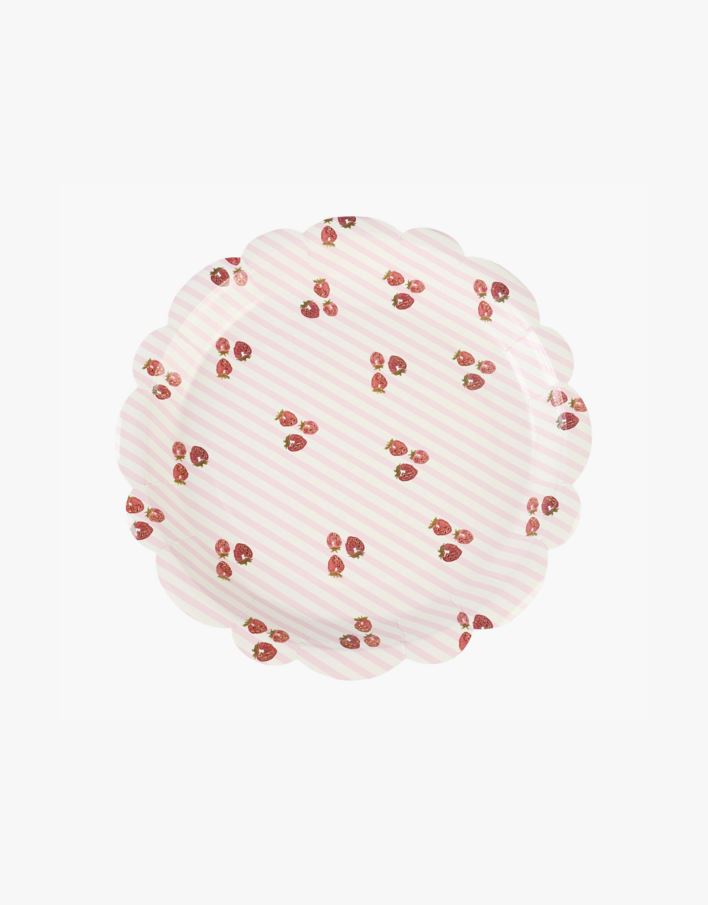 Papperstallrik 8pk multi/blå - ø22,5 cm multi/blå - 1