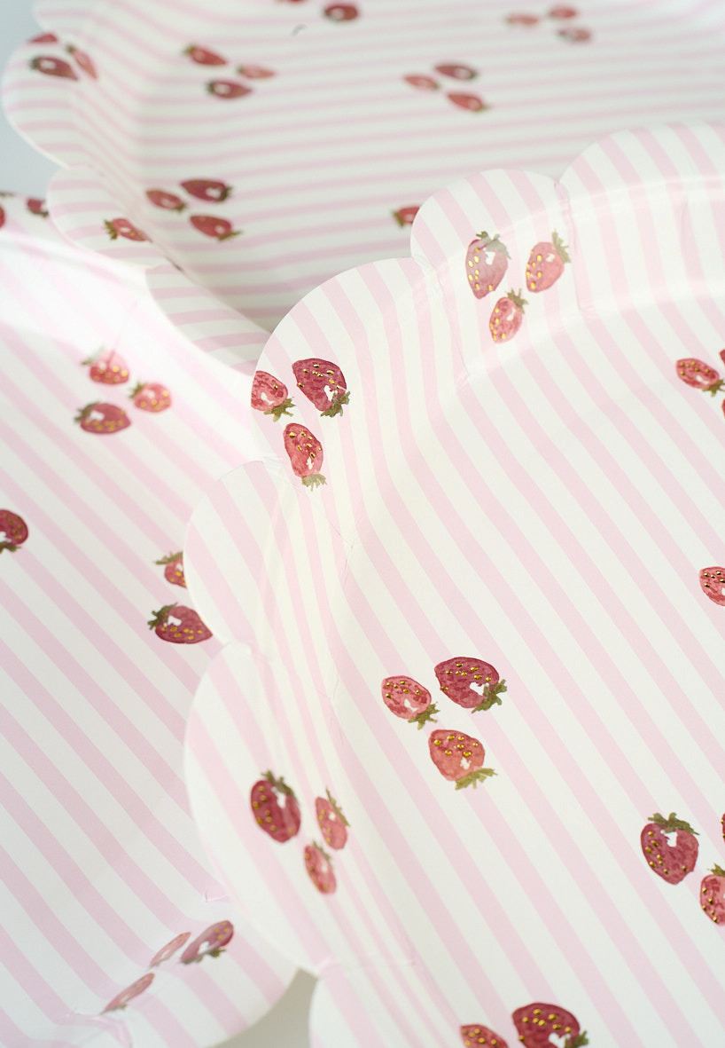 Papperstallrik 8pk multi/blå - 2