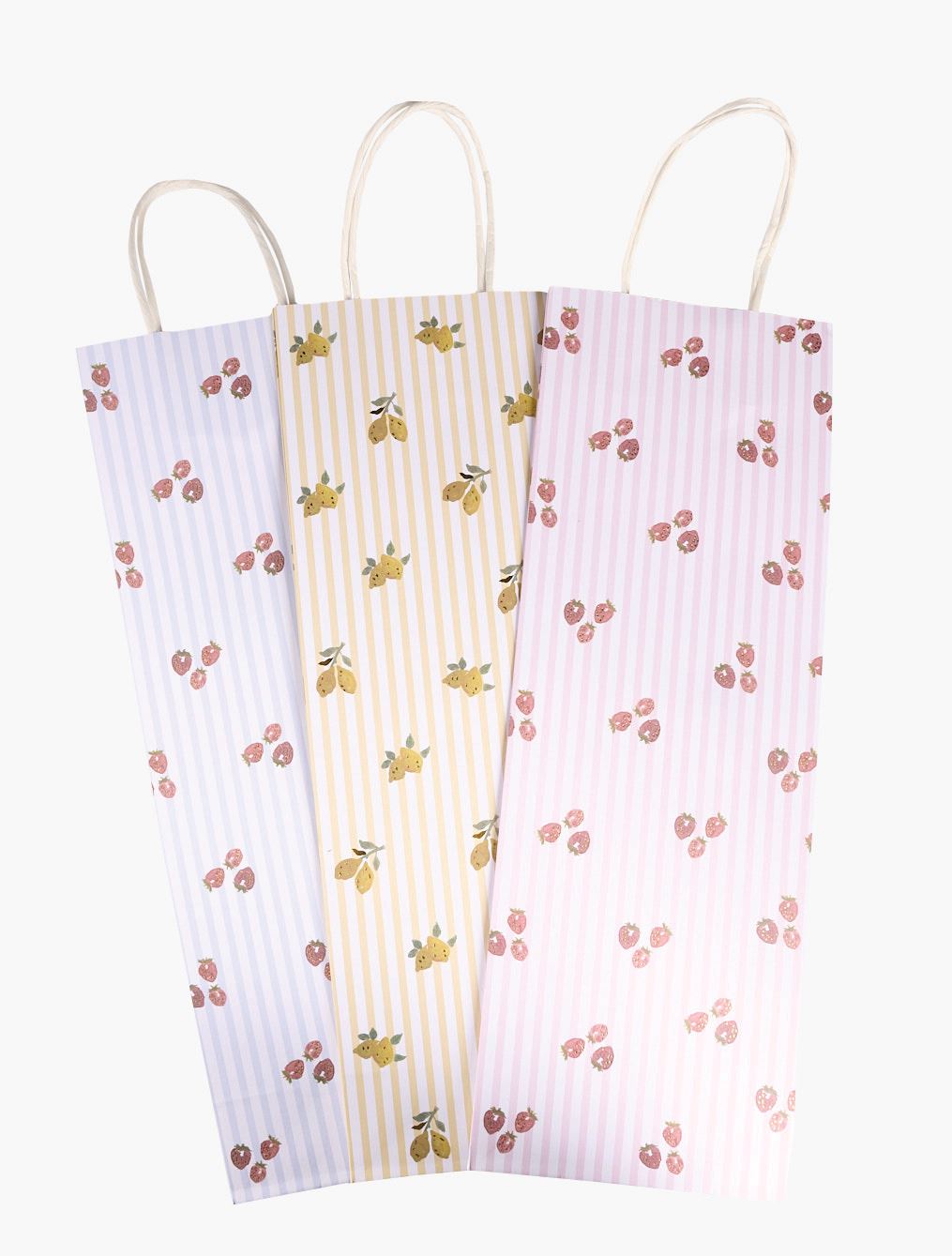 Flaskpåse 3st multi - 12x36x10 cm multi - 1