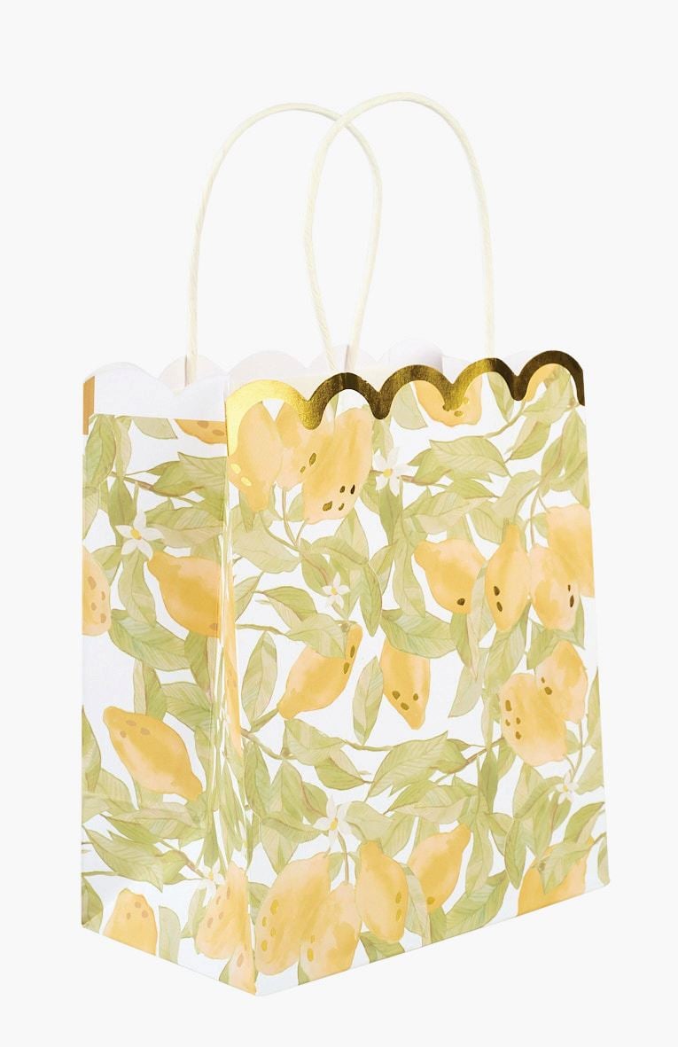 Presentpåse 3st multi/gul - 17x20x10 cm multi/gul - 1