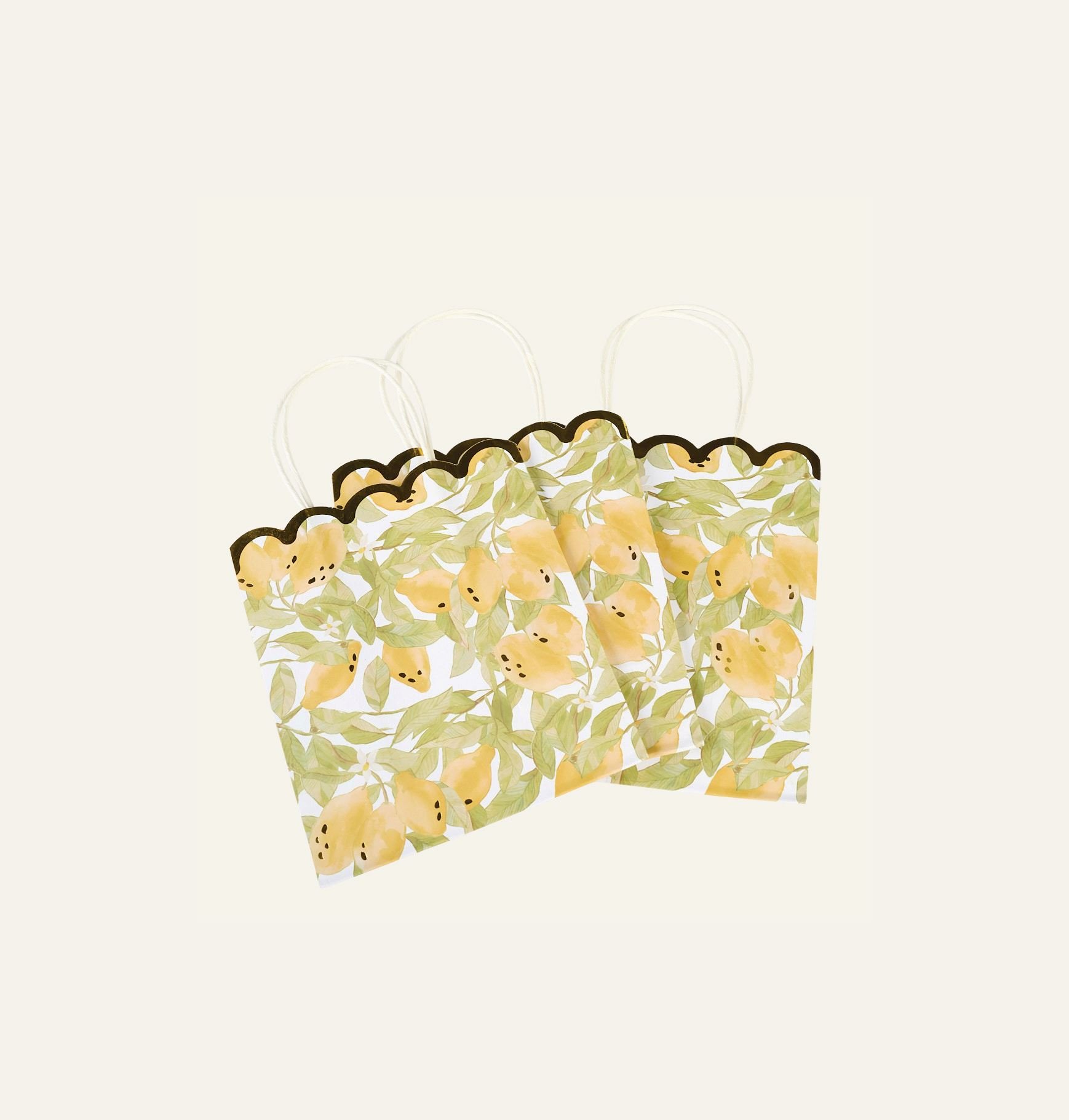 Presentpåse 3st multi/gul - 2