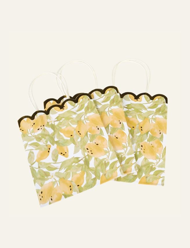 Presentpåse 3st multi/gul - 2