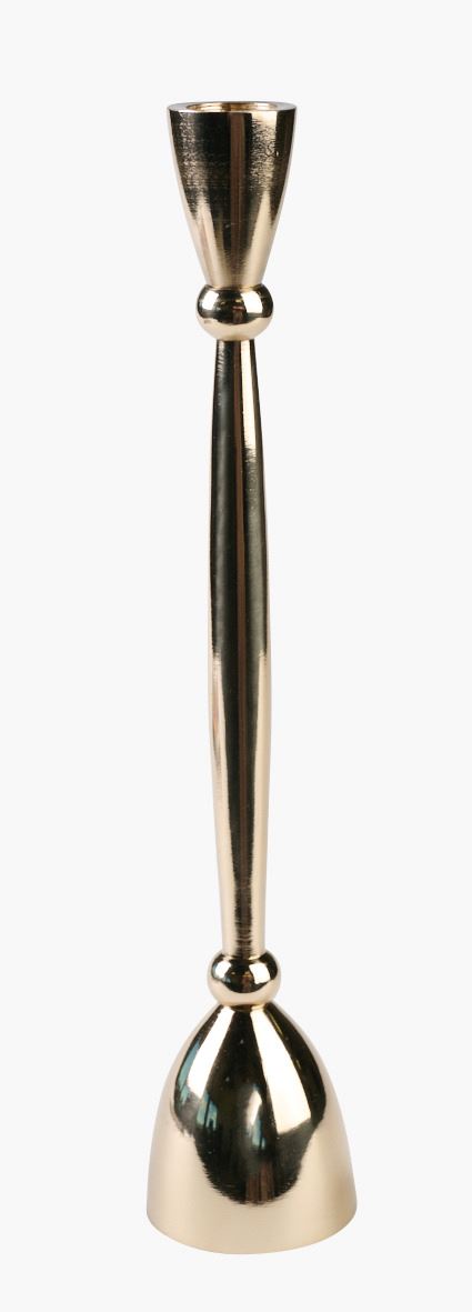 Ljusstake guld - 5,5x5,5x22 cm guld - 1