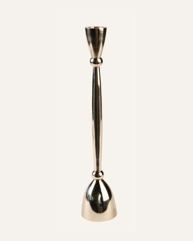 Ljusstake guld - 5,5x5,5x22 cm guld - 1