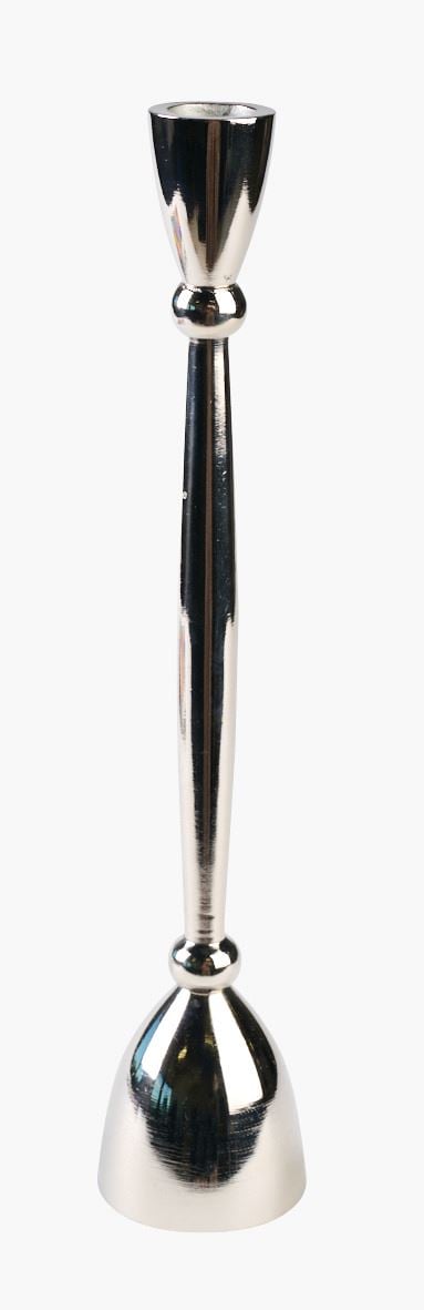 Ljusstake silver - 5,5x5,5x22 cm silver - 1