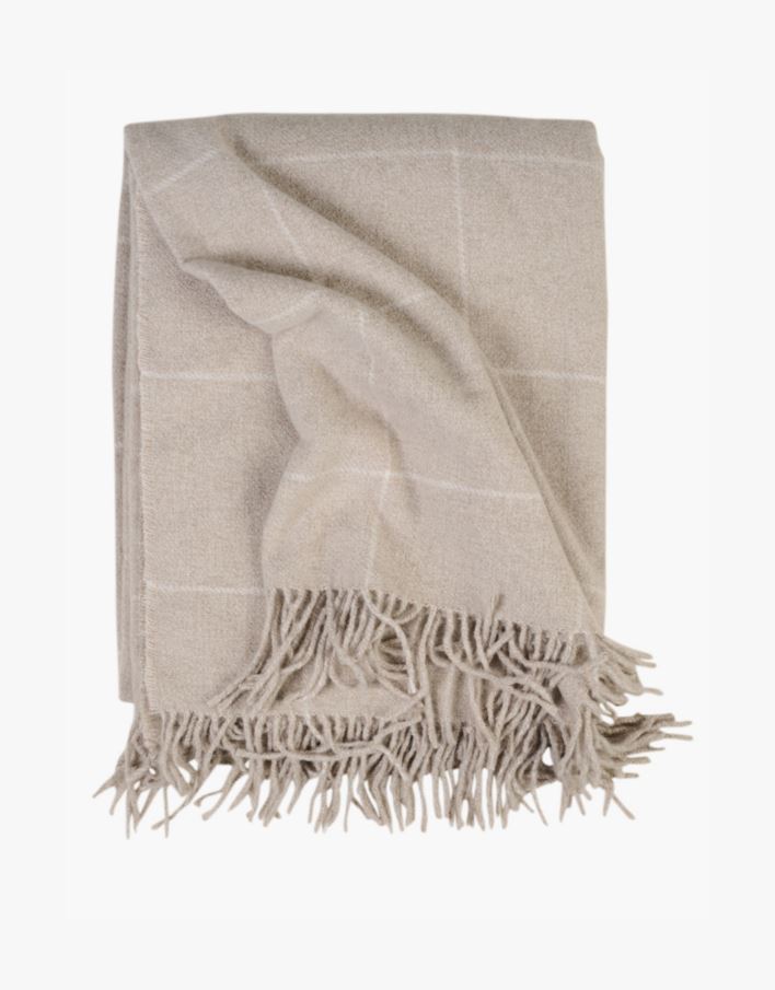 Pläd beige - 130x170 cm beige - 1