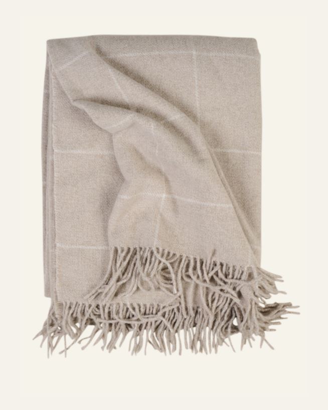 Pläd beige - 130x170 cm beige - 1