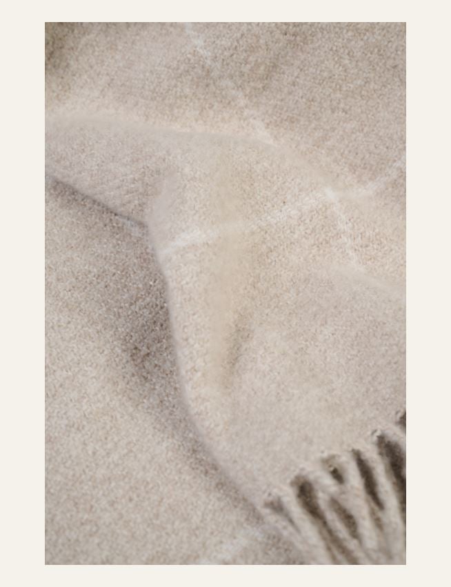 Pläd beige - 2