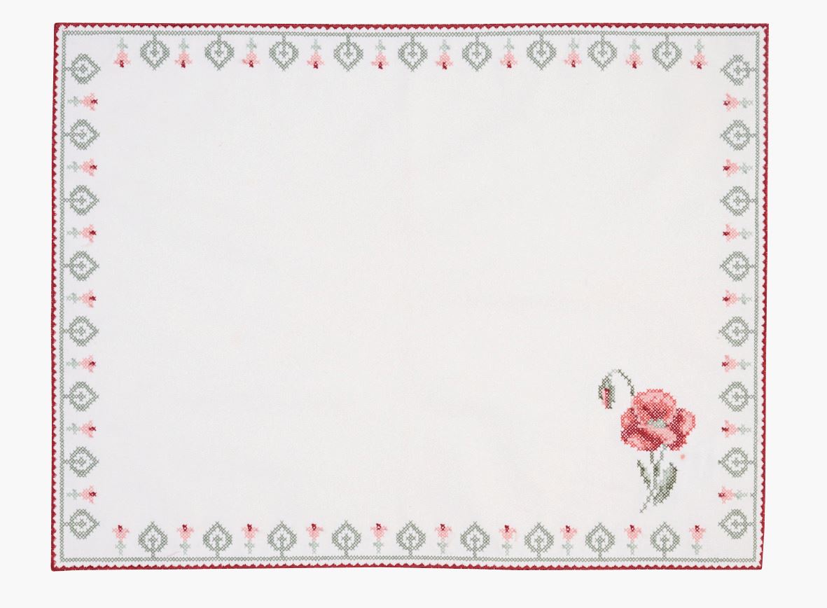 Bordstablett vit - 33x45 cm vit - 1