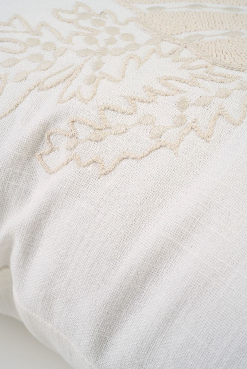 Prydnadskudde vit - 2