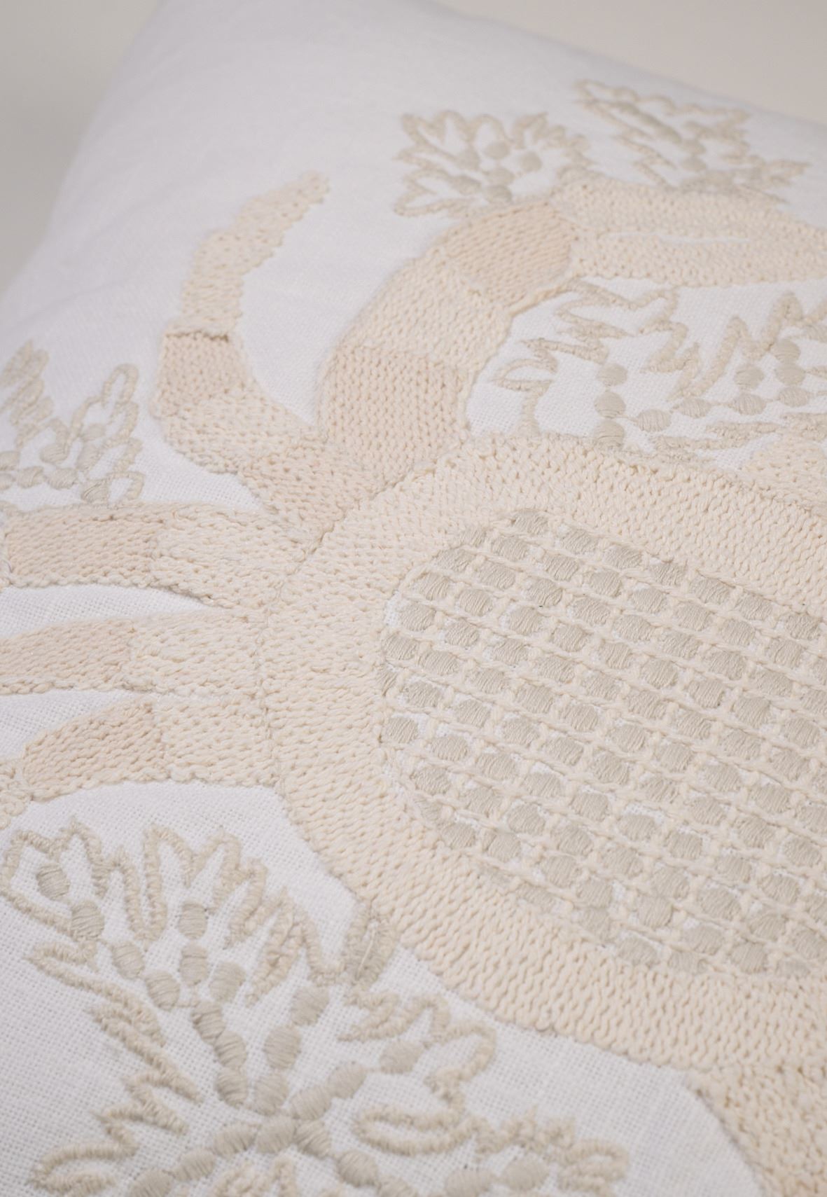 Prydnadskudde vit - 2