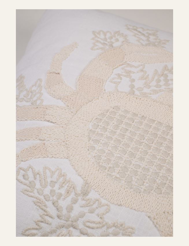 Prydnadskudde vit - 2