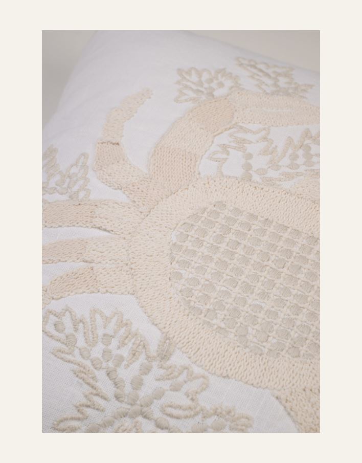 Prydnadskudde vit - 2