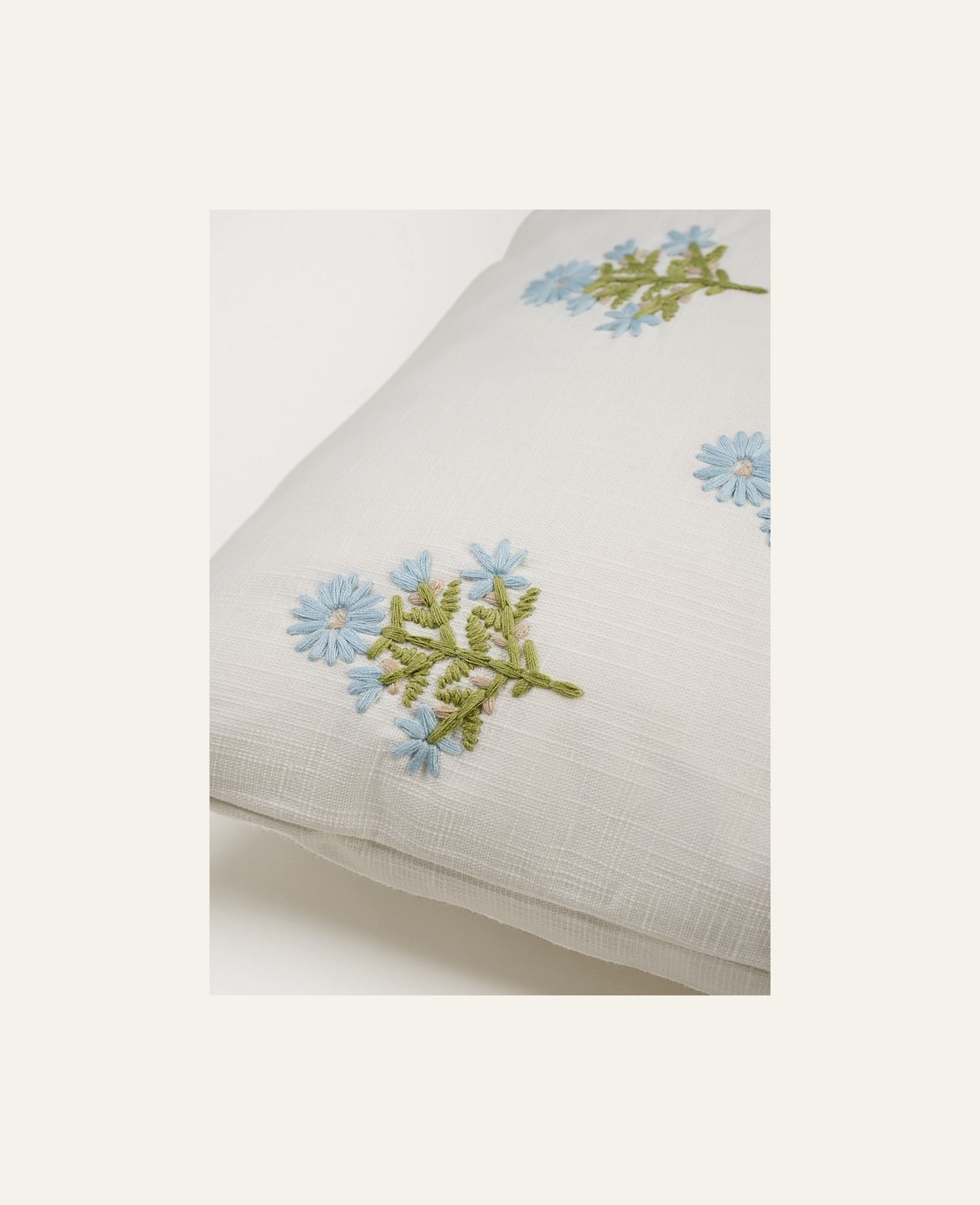 Prydnadskudde multi/blå - 3