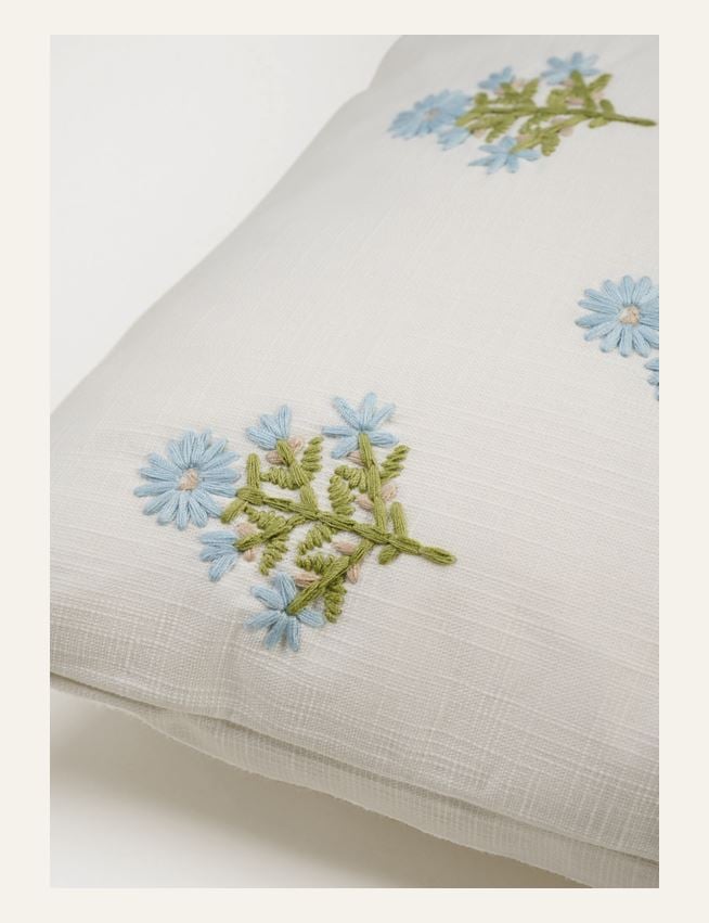 Prydnadskudde multi/blå - 3