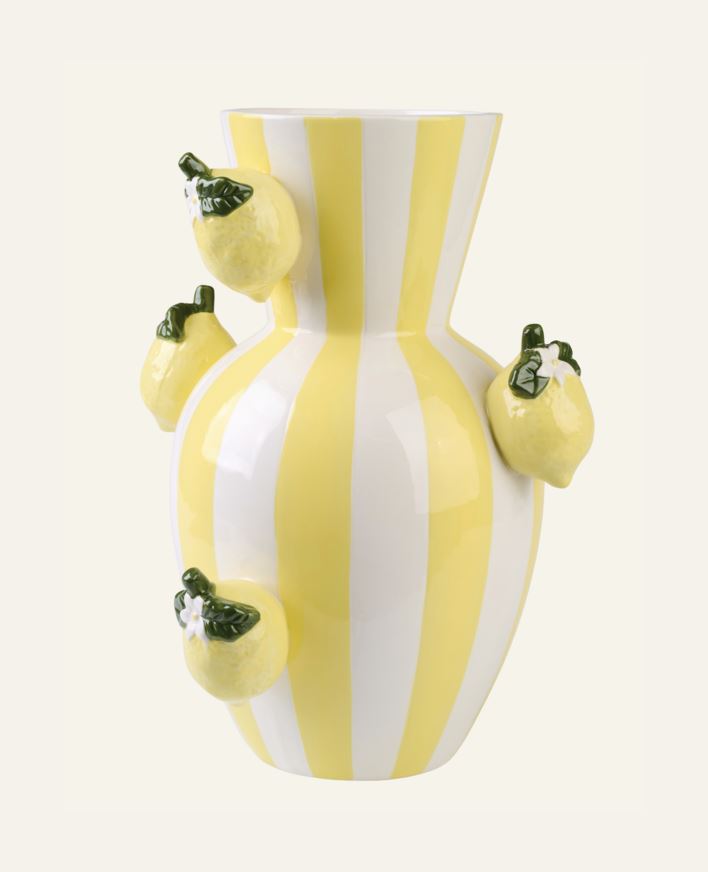 Vas multi/gul - 17x17x30 cm multi/gul - 1