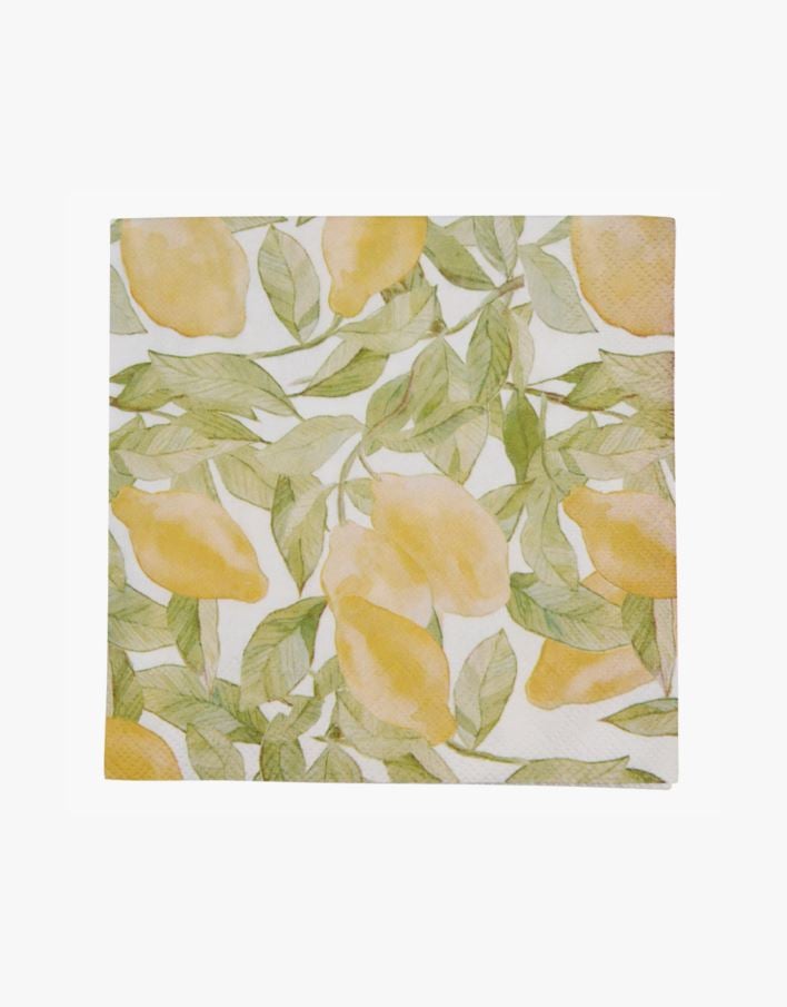 Cocktailservett multi/gul - 25x25 cm multi/gul - 1