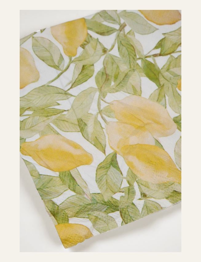 Cocktailservett multi/gul - 2