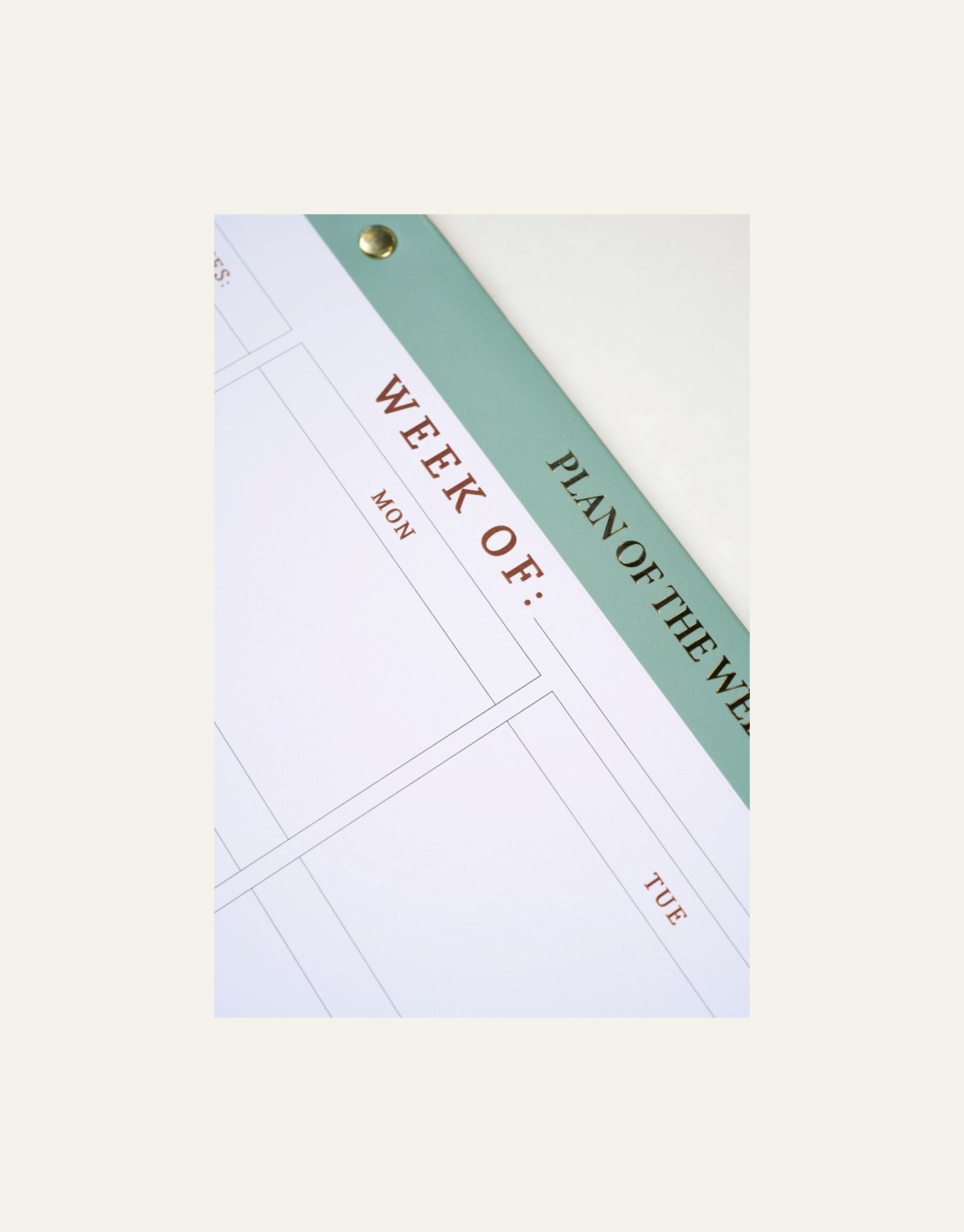 Veckoplanerare olivgrön - 3