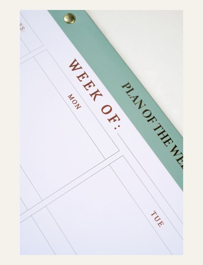 Veckoplanerare olivgrön - 3