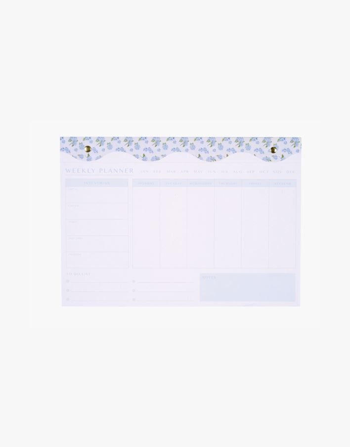 Veckoplanerare multi/blå - 21x30 cm multi/blå - 1