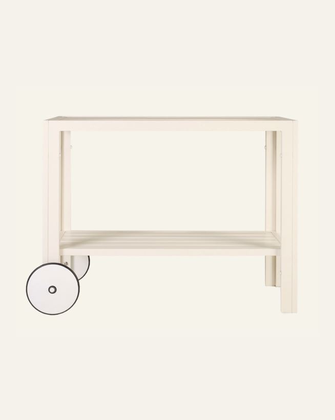 Vagnbord offwhite - 100x45x74 cm offwhite - 1