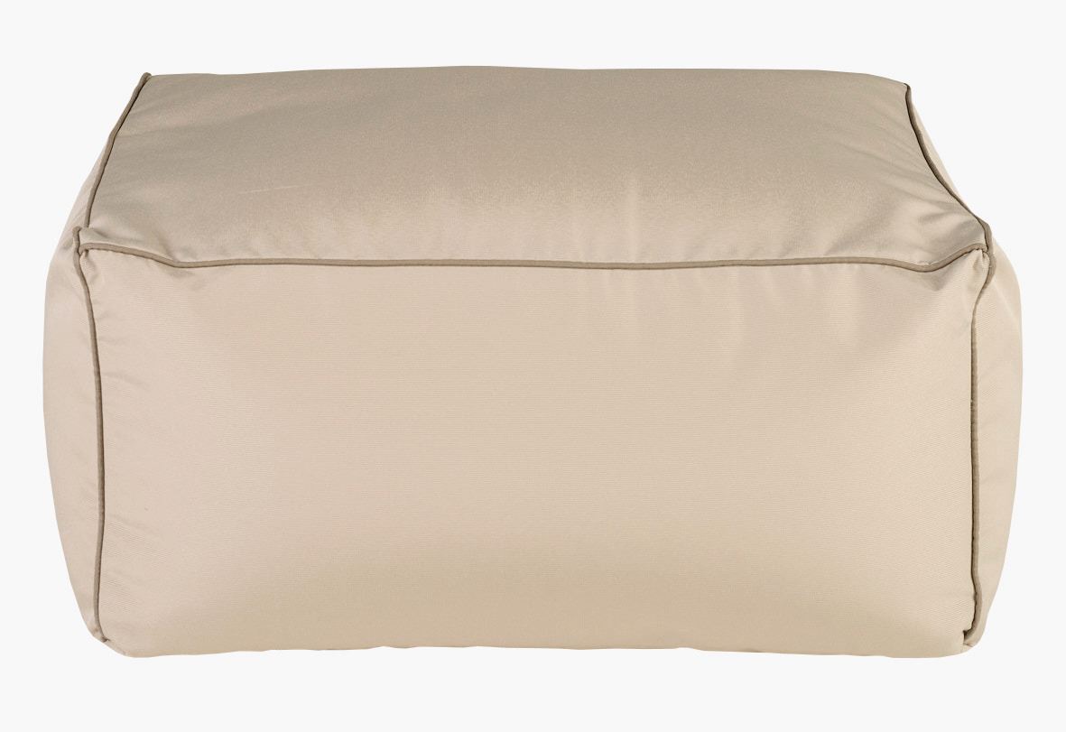 Puff multi/beige - 70x55x35 cm multi/beige - 1