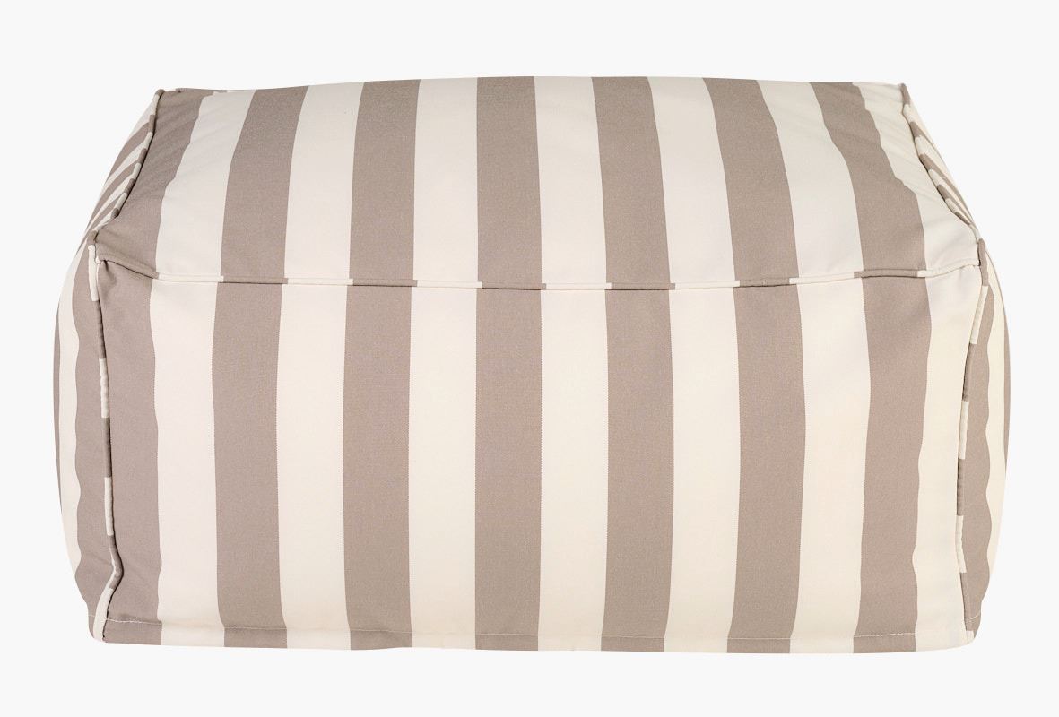 Puff multi/beige - 70x55x35 cm multi/beige - 1