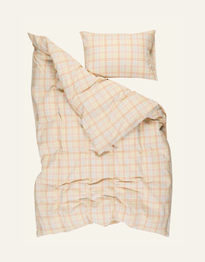 Påslakanset i garnfärgad bäckebölja multi - 3