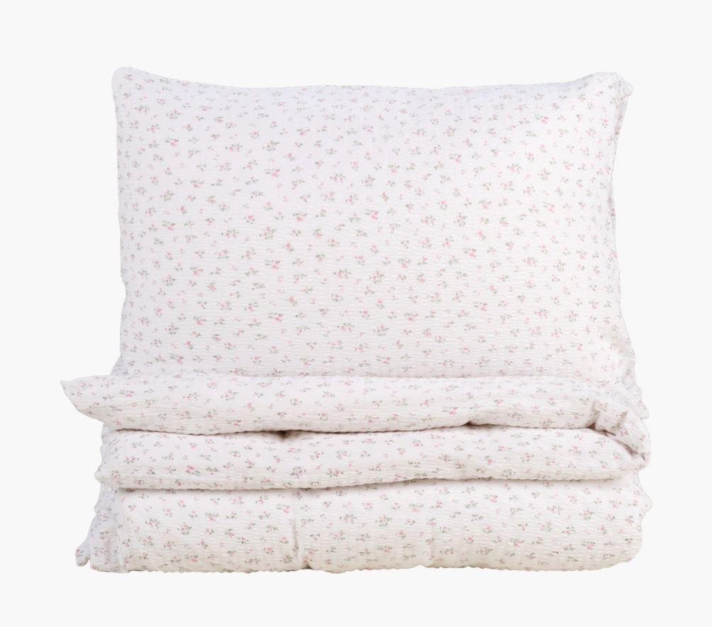 Påslakanset i bäckebölja rosa - 150x210 cm rosa - 1