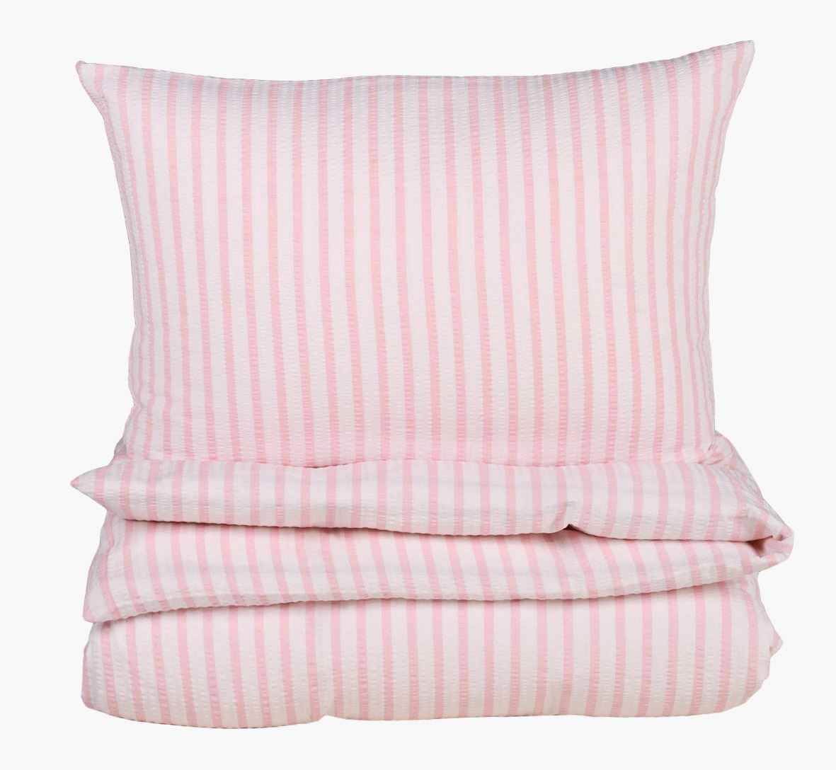 Påslakanset i bäckebölja ljusrosa - 150x210 cm ljusrosa - 1