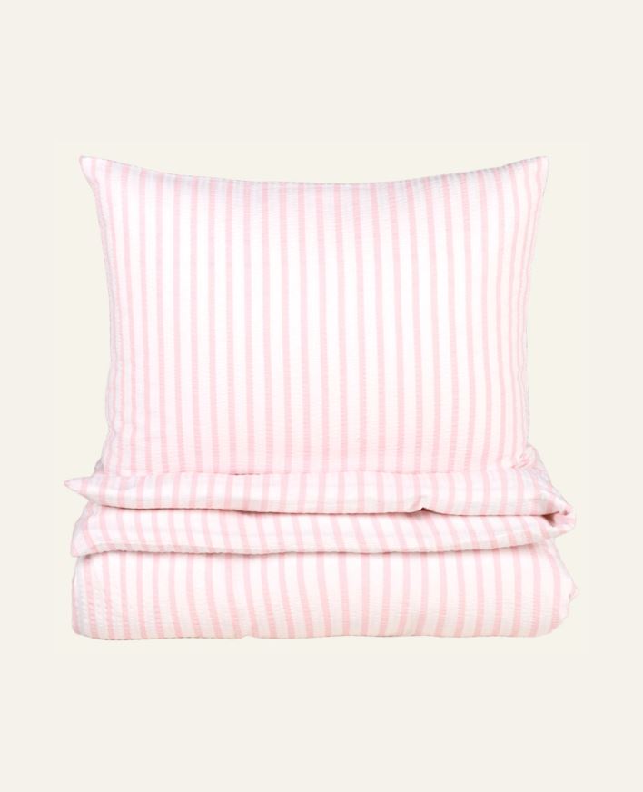 Påslakanset i bäckebölja ljusrosa - 150x210 cm ljusrosa - 1
