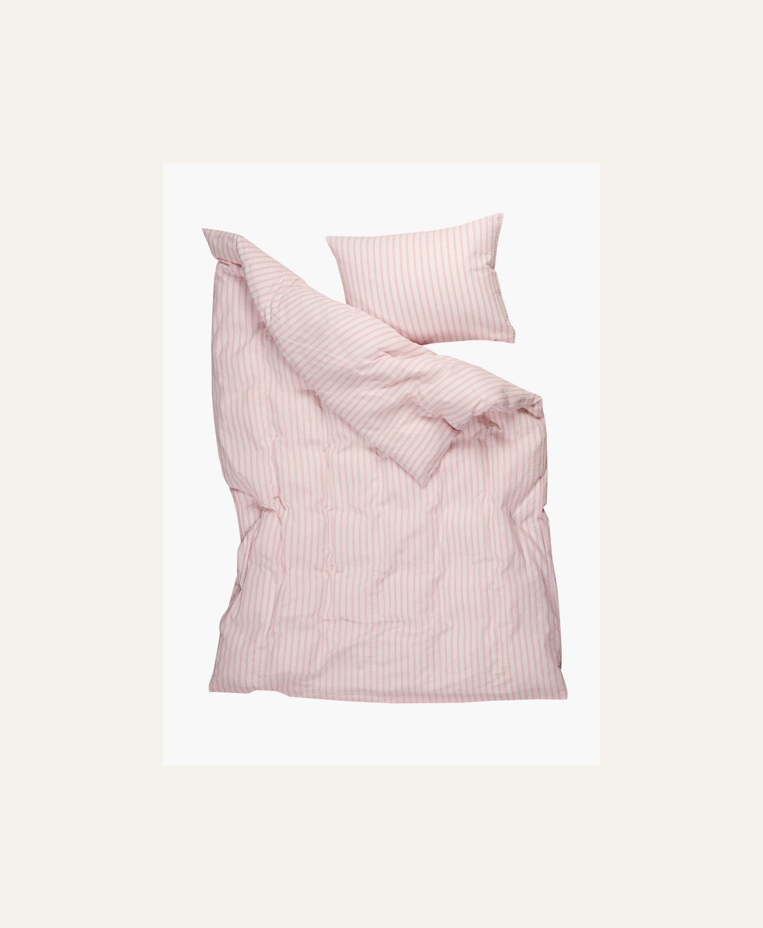 Påslakanset i bäckebölja ljusrosa - 2