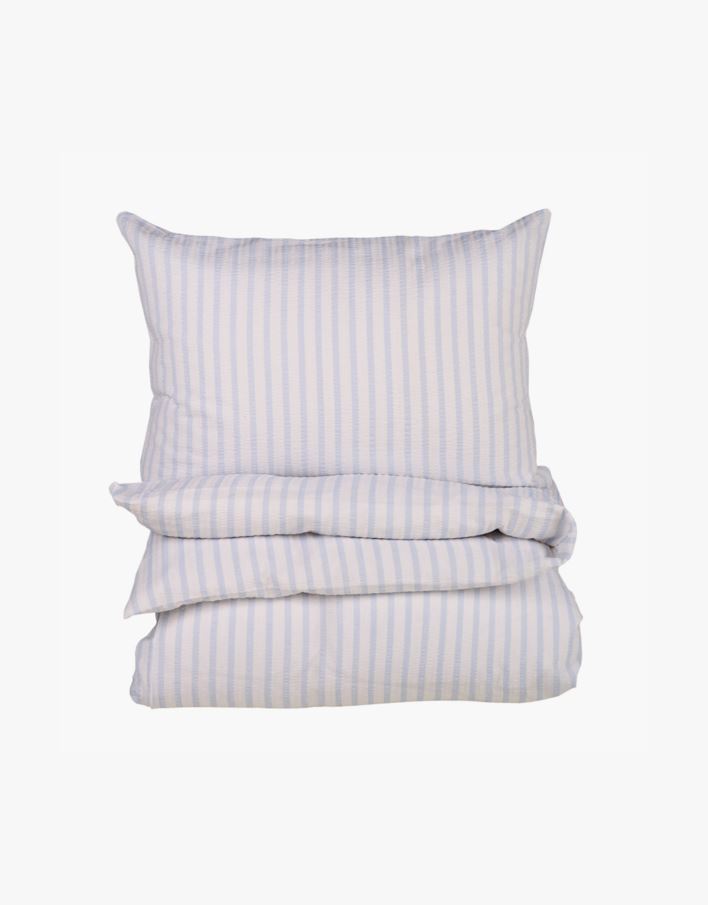 Påslakanset i bäckebölja dimblå - 150x210 cm dimblå - 1