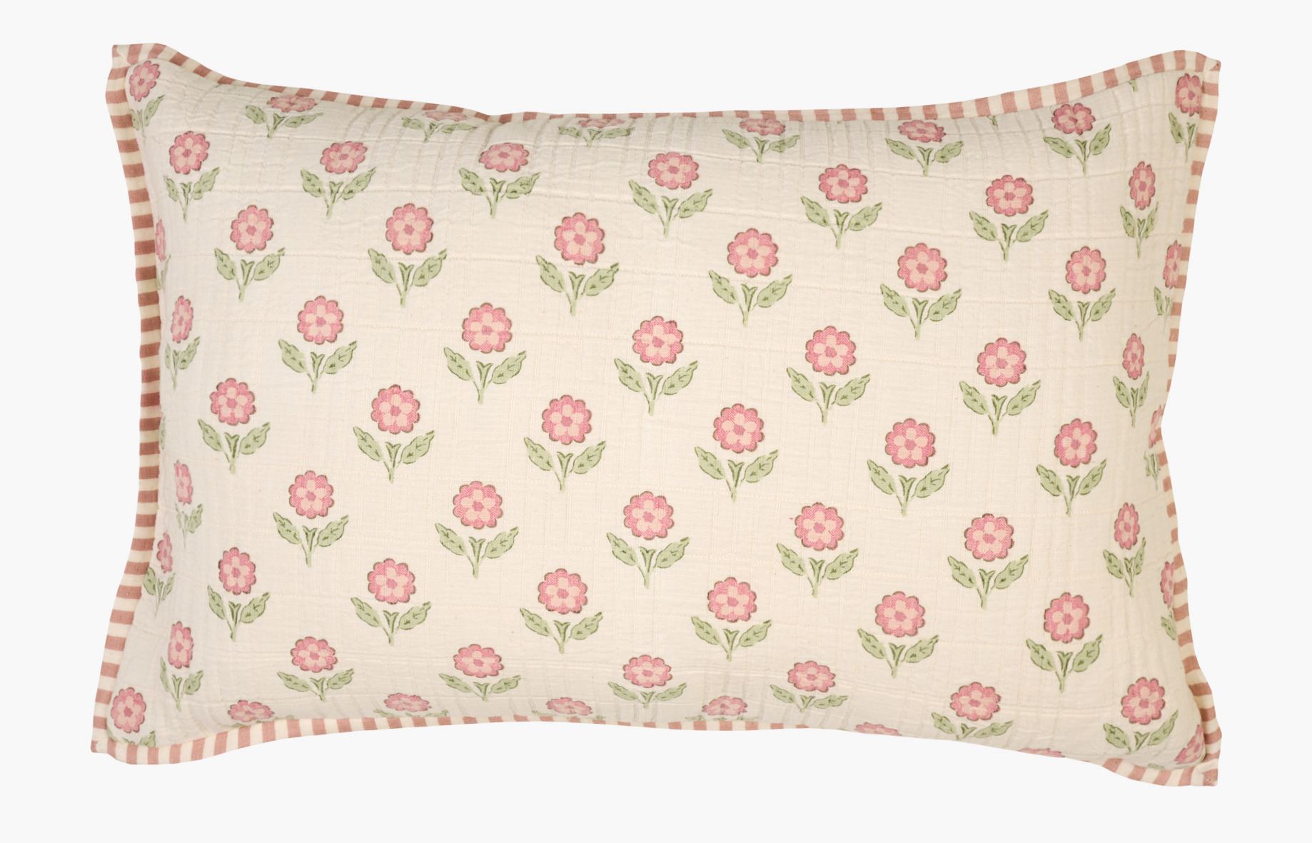 Pyntkuddfodral multi/rosa - 40x60 cm multi/rosa - 1